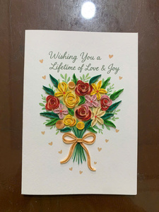 Carte de vœux en papier 3D faite à la main, design artistique en papier superposé pour des cadeaux significatifs et des célébrations mémorables - Product Image 4