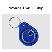 TK4100 125kHz RFID ID Tag ABS Matériel Personnalisable RFID Key Fobs Tag Key pour Système de Contrôle d'Accès et Présence
