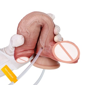 ORALSX Fantasy Ejaculation <b>Dildo</b> Inflatable Squirting <b>Dildo</b> Silicone Realistic Penis Wholesale Female Masturbator Adult Sex Toys - Product Image 6