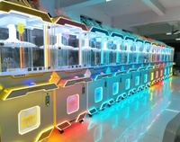 Machine à griffes Space Rabbit 24 pinces en métal, à monnayeur, pour cadeaux, de haute qualité, pour centres de jeux d'amusement