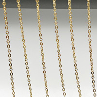 Chaîne en laiton brut en gros, maillons en O de 1 mm, 2 mm, 3 mm, chaîne en laiton ovale en forme de croix pour la fabrication de colliers et bracelets DIY