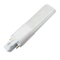 Corps en alliage d'aluminium laiteux ou transparent Couvercle 4w 6w 8w Ac85-265v 3000k g23 gx23 base lampe à tube led
