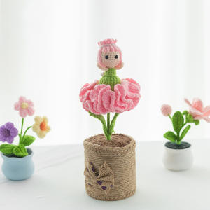 Fleurs artificielles, jolies œillets modernes faits à la main, figurines de mariage, ornements spécifiques aux événements, fleurs décoratives - Product Image 2