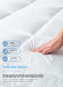 高密度特大号记忆泡沫床垫套厂家直销柔软加厚海绵床垫套 - Product Image 4