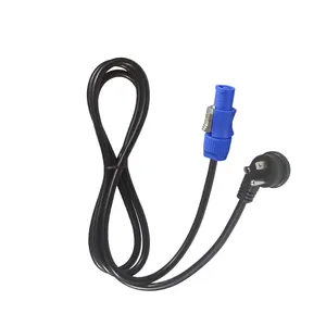 avionics display Lead 1.5Mm LED power avionics display 400V 16A Cable Poder 5-15P A Iec Sleeve black Us Power Cord 3 Prong