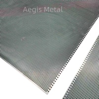 Plaque de maille métallique perforée en alliage de nickel-cuivre Monel 400, 1,2x2,4m, épaisseur 5mm, taille des trous 6mm
