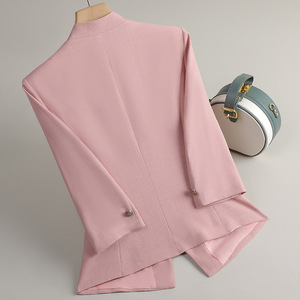 Women's Three Quarter Sleeve Blazer Solid Color Polyester Anti Wrinkle Slim Fit Professional Work Suit Spring New Style - Product Image 3