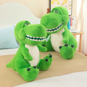 Nouvel Arrivage Peluche Tyrannosaurus Rex à dents saillantes en fausse fourrure, rembourrée en coton PP, grande taille, pour machine à griffes - Product Image 2