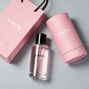 Vente en gros d'usine, flacon <span class=keywords><strong>de</strong></span> <span class=keywords><strong>parfum</strong></span> en verre rose personnalisé avec logo, 30 ml/100 ml/50 ml, flacon en verre <span class=keywords><strong>vide</strong></span> avec boîte en tube <span class=keywords><strong>de</strong></span> papier et sac pour femmes - Product Image 5