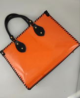 Nouveau Kit DIY de Sac à Main de Marque Célèbre, Sac en Papier Transparent avec Fermeture Ouverte, Sac Fourre-Tout Décontracté en Cuir PU
