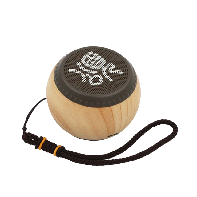 New Design Small Size Wireless BlueTooth Music Box Speakers Portable Mini Drum Wood Texture Bluetooth Speaker Support TF Card
