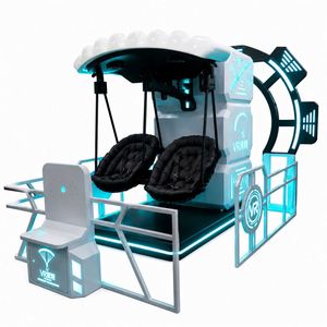 เครื่องเล่นจำลองการร่อนแบบ VR สองที่นั่ง สำหรับสนามเด็กเล่นในร่ม - Product Image 2
