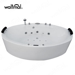 2000MM Massage Autoportant Whirlpool Bubble Jet Underwater-lights 1-2 Person Spa Acrylique <span class=keywords><strong>Baignoire</strong></span> Coin Robinet - Product Image 2