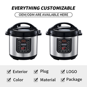 6L Ménage Multi En Acier Inoxydable <span class=keywords><strong>Crock</strong></span> <span class=keywords><strong>Pot</strong></span> Électrique Autocuiseur Électrique Grand Autocuiseur Commercial - Product Image 5