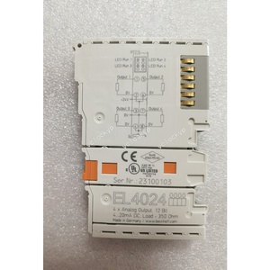Beckhoff โมดูลอินพุต PLC แบบอนาล็อก EL4024พร้อมการสื่อสารแบบ batibus สำหรับยาม PLC ในกล่อง1ชิ้น - Product Image 1