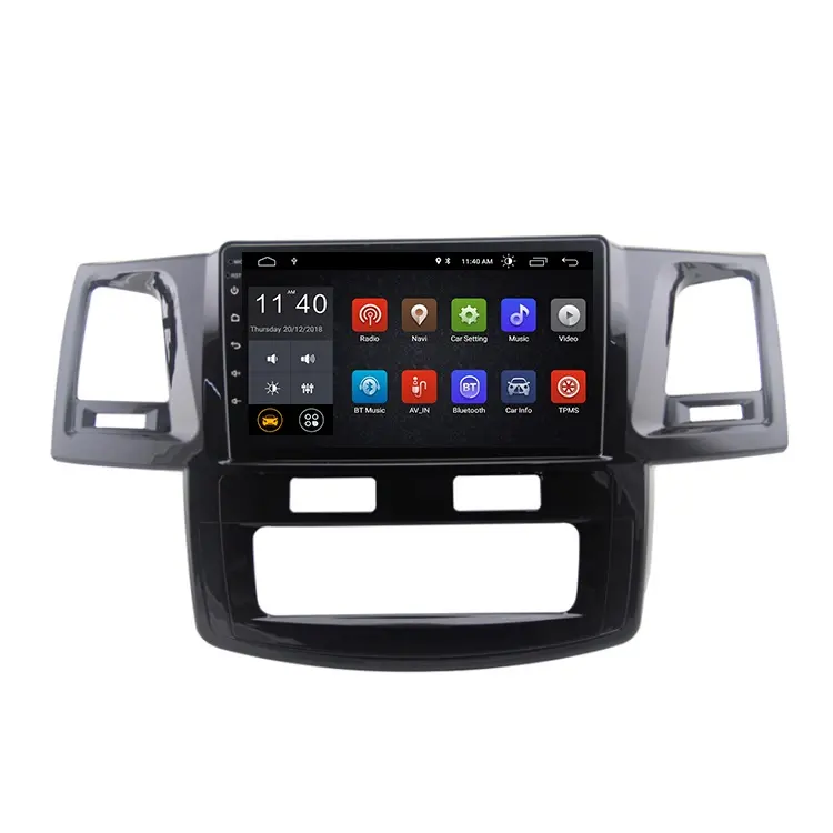 Car Radio for Toyota Fortuner HILUX Revo Vigo 2007-2015 Multimedia Video Player Autoradio Navigation GPS Android 11 2din Carplay
