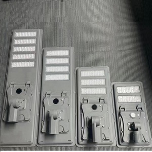 ไฟถนนโซลาร์เซลล์ LED ออลอินวัน 1000W ได้รับการรับรองมาตรฐาน ROHS ระดับ IP65 ตัวเรือนอะลูมิเนียมและพลาสติก สำหรับใช้งานกลางแจ้ง แบตเตอรี่พร้อมรับประกัน 5 ปี เหมาะสำหรับสวน - Product Image 1