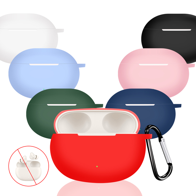 New Arrivals Suitable for Beats Studio Buds+ Case Silicone Protective Earphone Case Shockproof with Hook