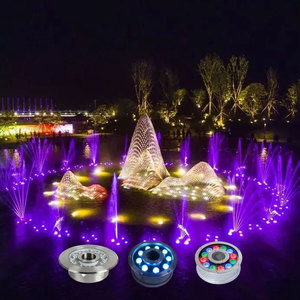 Hot bán IP68 12W 18W 24W 36W hồ bơi dưới nước dẫn ánh sáng đài phun nước - Product Image 5