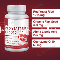Julong OEM Levure de riz rouge Coenzyme Q10 Capsules Cœur sain Levure de riz rouge Capsules d'extrait pour des niveaux sains de cholestérol