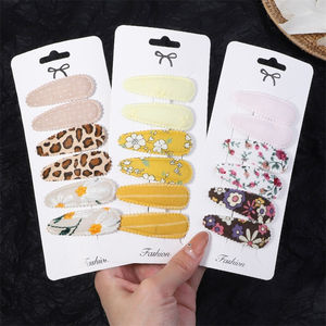 Pinzas para el pelo para niña pequeña, juego <span class=keywords><strong>de</strong></span> <span class=keywords><strong>6</strong></span> uds. <span class=keywords><strong>De</strong></span> pasadores para el pelo con diseño <span class=keywords><strong>de</strong></span> flor <span class=keywords><strong>de</strong></span> gingham para niña pequeña - Product Image 2