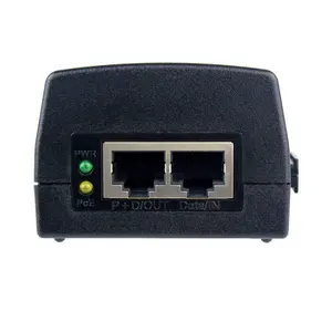 Adaptateur d'alimentation pour injecteur Ethernet 2 ports pour caméra IP CCTV 1000Mbps Gigabit 30W POE Adaptateur d'injecteur Switch