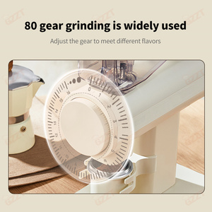 110V 220V Máy xay cà phê Điện 64mm Espresso Burr Máy xay giữ thấp Plasma chống tĩnh điện đôi đậu Phễu 220g + 30g - Product Image 4