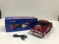 WS-538 Pickup-Design TF USB FM AUX TWS Freisprecheinrichtung LED-Licht Autoform Kabelloser Radio Bluetooth-Lautsprecher