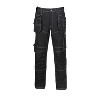 Pantalon de travail utilitaire personnalisé unisexe avec renforts aux genoux en Cordura, coton, poches holster, uniforme pour électricien et charpentier