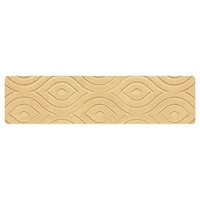 Tapis d'escalier en polyester couleur unie pour l'exportation, sans adhésif, auto-adhésifs, antidérapants, floqués, gaufrés, réutilisables, 7 mm