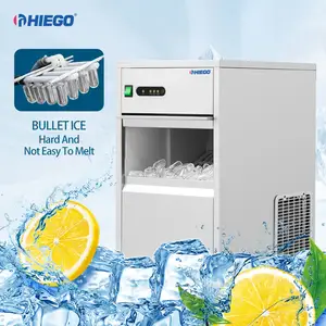 High Efficiency Commercial Ice Makers Automatic Bullet Ice Making Machine Bullet Ice Machine