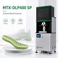 Imprimante 3D DLP haute précision à grand volume d'impression avec nivellement automatique pour la production de semelles intermédiaires en treillis pour chaussures de sport