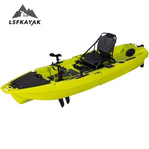 Kayak modulaire LSF 3m 1 personne avec pédales, <span class=keywords><strong>bateau</strong></span> de pêche pour la mer et les sports de plein air, en HDPE durable - Product Image 1