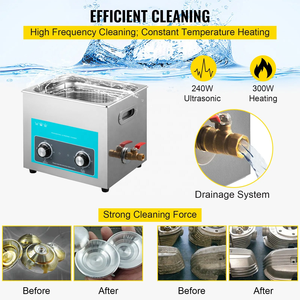 <span class=keywords><strong>Nettoyeur</strong></span> à ultrasons professionnel robuste de 2 à 30 L <span class=keywords><strong>pour</strong></span> pièces de machines et outils - Product Image 3