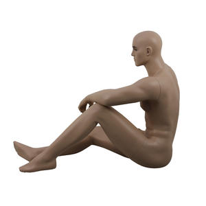 <span class=keywords><strong>Mannequin</strong></span> homme nu, nouveau modèle, taille européenne, siège, teint chair, pour hommes adultes - Product Image 2