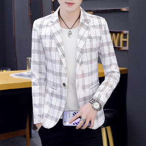 M-3XL nuova giacca Casual da <span class=keywords><strong>uomo</strong></span> in versione coreana bella giacca da giovane alla moda per adulto - Product Image 3