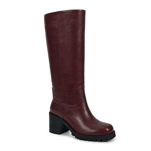 WETKISS Vente en <span class=keywords><strong>gros</strong></span> OEM <span class=keywords><strong>Bottes</strong></span> au genou à mollet épais Talon carré <span class=keywords><strong>Bottes</strong></span> Box pour femmes Chaussures Western <span class=keywords><strong>Bottes</strong></span> d'équitation à hauteur du genou - Product Image 1