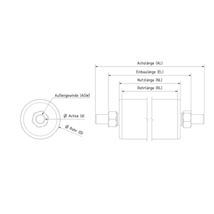 5 x Rullo di Carico in Plastica Ø 30 mm - Product Image 4