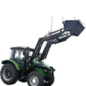 JIULIN-tractor agrícola de serie de plomo para granja, rueda 4WD, 50hp, con cargador frontal, a la venta, hecho en china