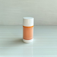 Tube de déodorant vide en PP double couche personnalisé de 30/50/75/100g, conteneur rond à torsion pour bâton de déodorant