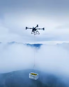 Agricultural Cargo UAV Agras T100 With Automatic Loading Unloading Point Navigation Via Mobile Phone Simplified Supply Delivery - Product Image 1