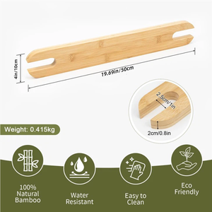 <span class=keywords><strong>Repose</strong></span>-pieds réglable pour chaise haute bébé, <span class=keywords><strong>repose</strong></span>-pieds en bambou écologique pour chaise haute, accessoire de chaise haute au <span class=keywords><strong>design</strong></span> minimaliste - Product Image 4
