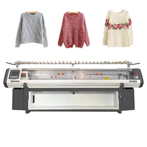 Multi Gauge Double System 100Inch Flat Sweater Knitting Machine