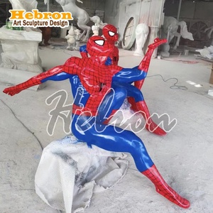<span class=keywords><strong>Figurine</strong></span> en résine de super-héros Iron <span class=keywords><strong>Spiderman</strong></span> du film d'animation Infinity War, ornement cadeau, vente chaude - Product Image 5