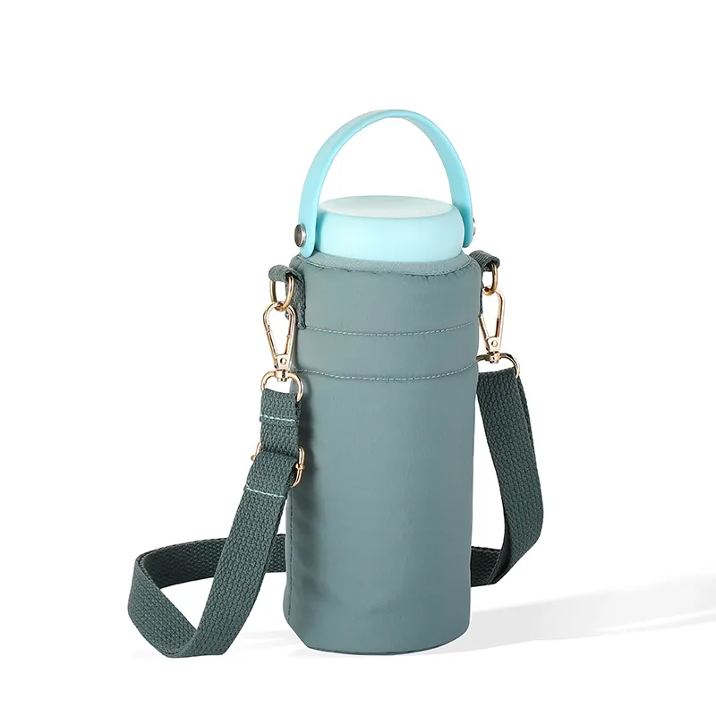 Cách điện chai nước mang theo túi với điều chỉnh dây đeo vai xách tay mang theo túi Tùy chỉnh màu sắc thời trang