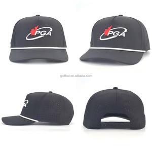 Gorra de Golf Personalizada con Logotipo Bordado en 3D, Impermeable, de Poliéster, con 5 Paneles, Gorras con Orificios Cortados con Láser, Gorra de Béisbol Deportiva de Alta Calidad - Product Image 2