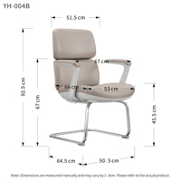 Chaise de bureau exécutive en aluminium avec base pivotante à 360°, rotation fluide, navigation facile. Design moderne pour les espaces de bureau à domicile et les espaces commerciaux