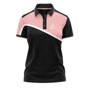Kaos Polo Sporty Wanita Custom, Model Rajut Cepat Kering, Dilengkapi Kustomisasi Logo OEM dan Cetak Digital - Product Image 4