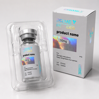 Étiquettes personnalisées avec logo VS-387 pour flacons cosmétiques de 3 ml, étiquettes pour flacons de peptides de 3 ml et emballage en boîte pour flacons de 3 ml