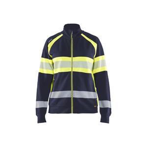 BLAKLADER - 350511588933S Sweat-shirt haute visibilité pour femme Bleu marine/jaune-EAN 7330509894170 HI-VIS WORKWEAR - Product Image 1